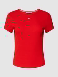 T-shirt met labelstitching van Tommy Jeans Rood - 30