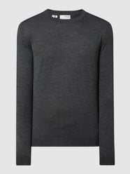 Pullover aus Merinowollmischung Modell 'Town' von SELECTED HOMME Grau - 38