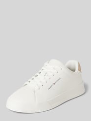 Sneaker aus Leder Modell 'COURT' von Tommy Hilfiger Weiß - 30