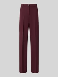 Regular Fit Weite Hose aus Viskose-Mix Modell 'MAINE' von Brax Bordeaux - 34
