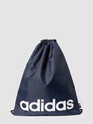 Rucksack mit Label-Print Modell 'LINEAR GYMSACK' von adidas Originals Blau / Türkis - 21