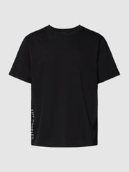 T-Shirt mit Label-Print von THE KOOPLES Schwarz - 11