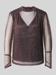 Regular Fit Blusenshirt mit Stehkragen von Scotch & Soda Bordeaux - 1