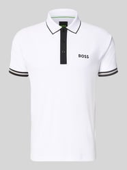 regular fit poloshirts met contrasterende details van BOSS Green - 11