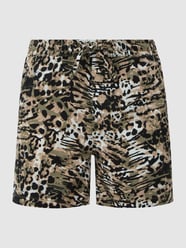Korte broek met elastische band, model 'Jeff' van Jack & Jones Wit - 23