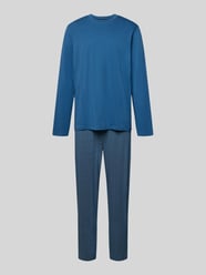 Regular Fit Pyjama-Set in langärmeligem Design Modell 'Casual' von SCHIESSER - 3