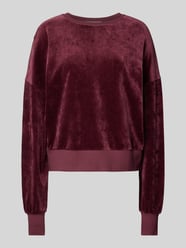 Oversized Sweatshirt mit gerippten Abschlüssen Modell 'LEDIANAA' von Armedangels Bordeaux - 10