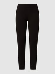 Leggings mit Reißverschlüssen von Marc O'Polo Grau / Schwarz - 40