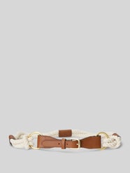 Smal riem van koord met leer van Lauren Ralph Lauren - 4