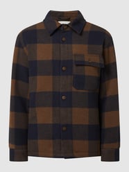 Hemdjacke mit Wattierung von Tom Tailor Denim Braun - 33