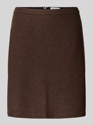 Spódnica mini o kroju regular fit z Mieszanka wiskozy i wełny od Marc O'Polo - 12