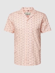 Vrijetijdsoverhemd met all-over motiefprint, model 'MINI PALM' van Blend Roze - 15