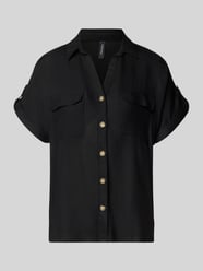 Regular Fit Hemdbluse aus reiner Viskose Modell 'BUMPY' von VERO MODA - 21