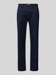 Straight Leg Chino mit Gesäßtaschen von REVIEW Blau - 15