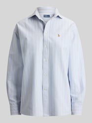 Bluzka koszulowa o kroju relaxed fit z czystej bawełny od Polo Ralph Lauren - 5