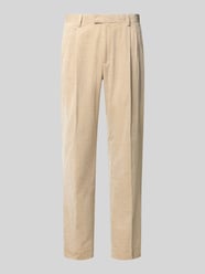 Herren Anzughose mit Cordstruktur Modell 'Sullivan' von MCNEAL Beige - 10