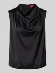 Regular Fit Blusenshirt mit Wasserfallkragen Modell 'CASMINI' von HUGO - 27