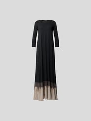 Maxikleid aus reiner Baumwolle von Raquel Allegra Schwarz - 13
