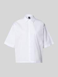 Koszulowa bluzka oversize z czystej bawełny model 'BIMINA' od BOSS - 30