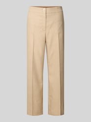 Straight leg pantalon met persplooien van Betty Barclay Beige - 44