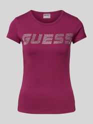 T-Shirt mit Strasssteinbesatz Modell 'KIARA' von Guess Activewear - 13