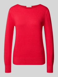 Regular Fit Strickpullover aus Viskose-Mix mit U-Boot-Ausschnitt von Christian Berg Woman - 10