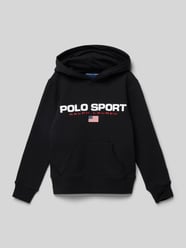 Hoodie mit Label-Print von Polo Sport Schwarz - 9