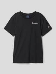T-shirt met logoprint van CHAMPION Zwart - 39