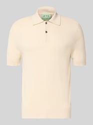 Slim fit Poloshirt met kasjmier-Aandeel van FTC-Cashmere Beige - 12
