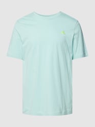 T-Shirt mit Label-Stitching von Kappa Grün - 1