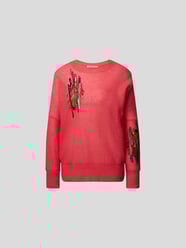 Pullover mit Pailletten von Christopher Kane Pink - 14