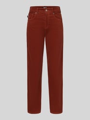 Regular Fit Cordhose mit Bundfalte Modell 'Gina Straight' von MAC Orange - 7
