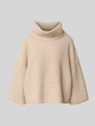 Relaxed Fit Strickpullover mit Woll-Anteil von COMMA Beige - 41