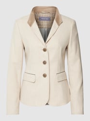 Blazer mit Pattentaschen von WHITE LABEL Beige - 30