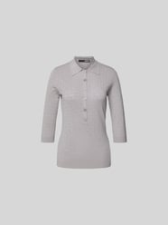 Slim Fit Poloshirt in Strick-Optik von ROTATE - 5
