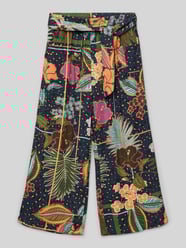 Regular fit wijde broek met strikceintuur van s.Oliver RED LABEL - 15