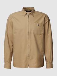 Overhemdjack met labelstitching van Polo Ralph Lauren Beige - 45