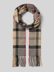 Sjaal met franjes van Barbour Beige - 38