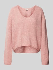 Oversized Wollpullover mit Strukturmuster Modell 'SOMAIJA' von Drykorn Rosa - 5