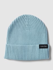 Beanie mit Label-Detail von CK Calvin Klein Blau - 16