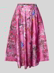 Kielanger Rock mit gelegten Falten Modell 'Cherry Blossom' von miss goodlife Pink - 48