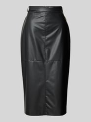 Midirok in leerlook, model 'MIEKO' van Raffaello Rossi - 4