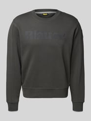 Sweatshirt met labelprint, model 'Crosby' van Blauer Usa - 39