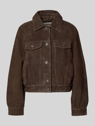 Leren jack met borstzakken model 'MARWICK' van DRYKORN - 1