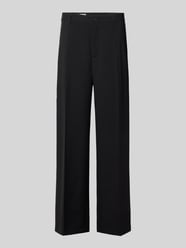 High waist zakelijke broek van wol met vouwplooi van Filippa K - 8