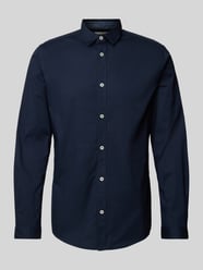 Regular Fit Freizeithemd mit Kentkragen von Tom Tailor Blau - 28