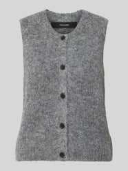 Regular Fit Strickweste mit Woll-Anteil Modell 'NOVAH' von VERO MODA - 4