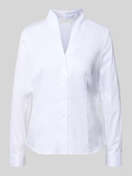 Blouse met opstaande kraag en sportmanchetten van Christian Berg Woman - 9