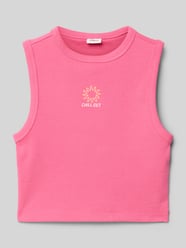 Top o kroju slim fit z dodatkiem bawełny od s.Oliver RED LABEL - 46