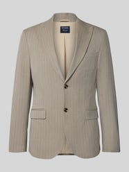 Slim Fit 2-Knopf-Sakko mit Pattentaschen von MCNEAL Beige - 21